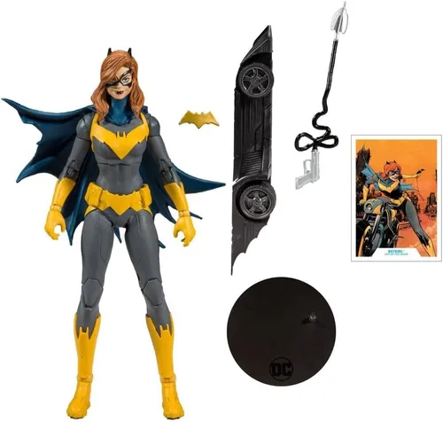 Miniatura 2 de McFarlane Toys DC Multiverse Batgirl: Art of The Crime Figura de acción con batimóvil Build-A Rebirth (Pieza 1)