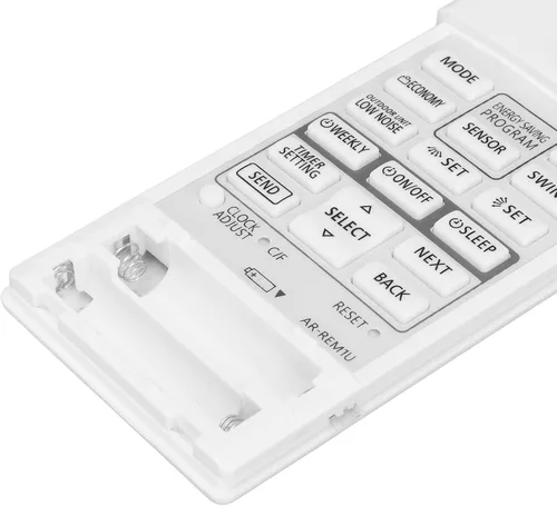 Miniatura 6 de ASHATA Control remoto de aire acondicionado compatible con Fuji AR REM1U, pantalla doble, diseño de carcasa deslizante, Fahrenheit y Celsius