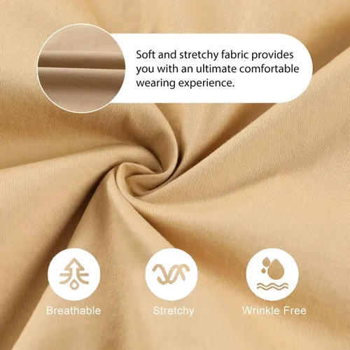 Miniatura 4 de Pantalones cortos cargo para hombre, cintura elástica, cordón elástico, pantalones cortos de golf al aire libre con 6 bolsillos