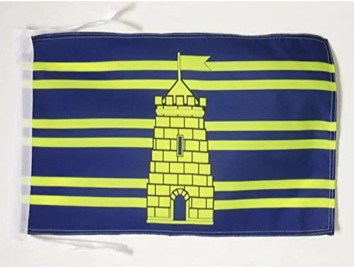 Miniatura 1167 de Bandera de México AZ FLAG, 45.7 x 30.5 cm, con cordones - Pequeñas banderas mexicanas de 30 x 45 cm - Bandera de 45.7 x 30.5 cm