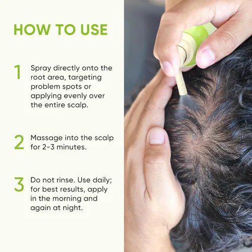 Miniatura 8 de Svvimer Spray de refuerzo para el cabello, con aceite de batana de romero y biotina para pérdida y adelgazamiento del cabello, más grueso y más