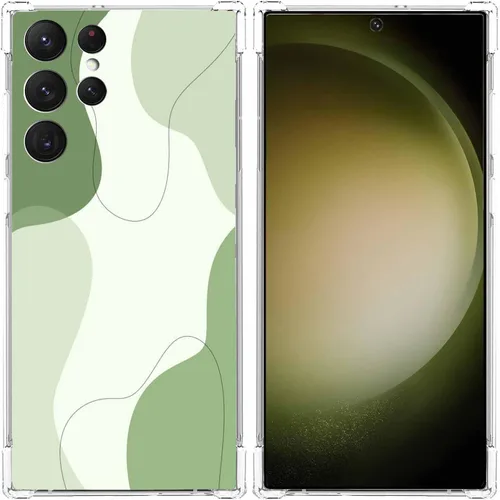 Miniatura 19 de Funda estética de collage para Samsung Galaxy S23 Ultra, patrón de citas positivas, funda de TPU suave de moda compatible con Galaxy S23 Ultra