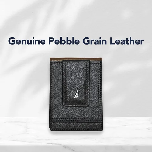 Miniatura 4 de Nautica Pebble Two-Tone Leather Wallet