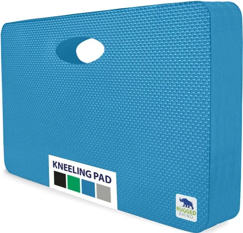 Rugged Rhino Rodillera de Carga Pesada con Patente Pendiente, Rodilleras de Absorción de Impacto Gruesas, Soporta hasta 300 lbs, Protege las