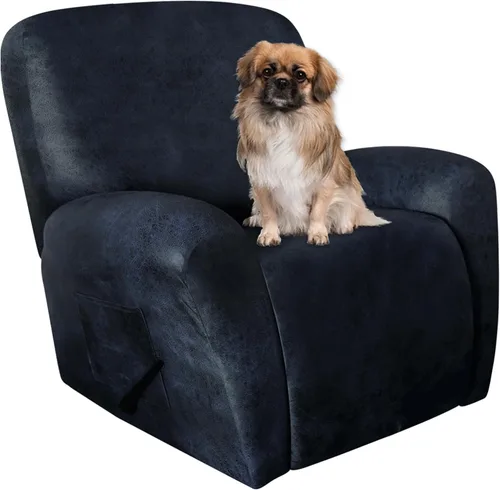 Miniatura 53 de ANARACHON Fundas para Sillas Reclinables Tipo Cuero, 4 Piezas Funda para Sillón Reclinable Lazy Boy, Protector de Muebles - Funda Suave Lavable