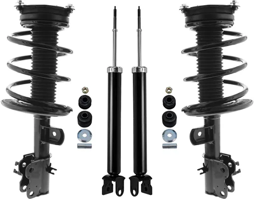 Miniatura 71 de Detroit Axle - Puntales y Amortiguadores para Chevy Traverse Buick Enclave GMC Acadia Saturn Outlook 2007-2012, 2 puntales delanteros con resorte