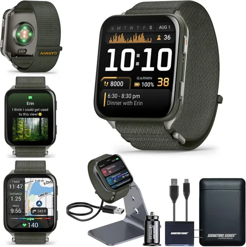 Miniatura 10 de Garmin Venu X1 - Reloj inteligente GPS delgado y ligero, color negro, pantalla AMOLED, funciones avanzadas de salud y fitness, seguimiento