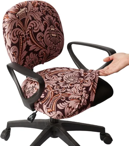 Melaluxe Funda para silla de oficina de computadora, funda universal protectora y elástica para silla giratoria elástica Totam