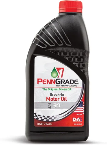 PENN GRADE 1, 71206, aceite de rotura SAE 30, funciona con motores diésel y gasolina, 1 cuarto de galón (1 paquete)