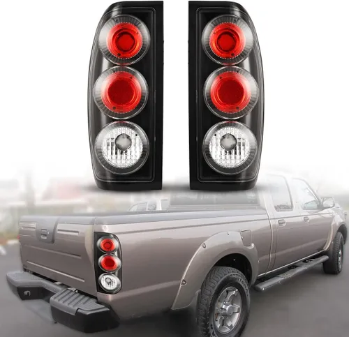Miniatura 8 de Nixon Offroad Luces traseras para Nissan Frontier 1998 1999 2000 2001 2002 2003 2004, luces traseras halógenas de repuesto para automóvil, 1 par