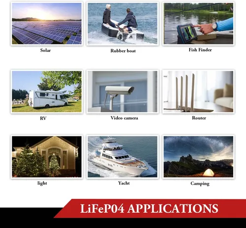 Miniatura 6 de Batería de litio LiFePO4 de 12 V y 10 Ah de ciclo profundo, batería recargable de fosfato de hierro y litio de 3000+ ciclos con BMS de 10 A