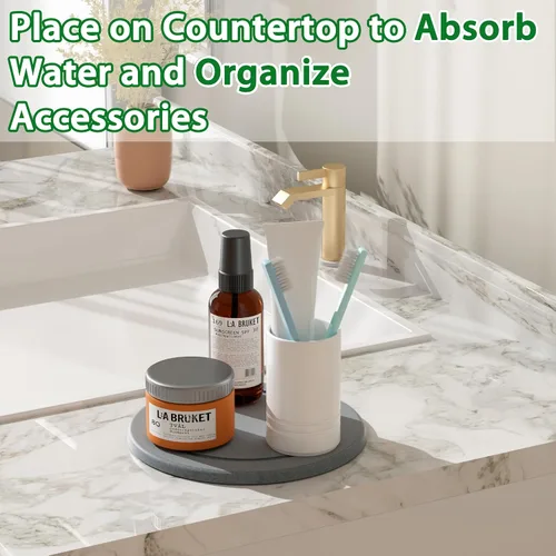 Miniatura 6 de Platillo para plantas, platillos para macetas, bandejas para macetas de tierra de diatomeas de secado instantáneo, bandejas redondas para goteo