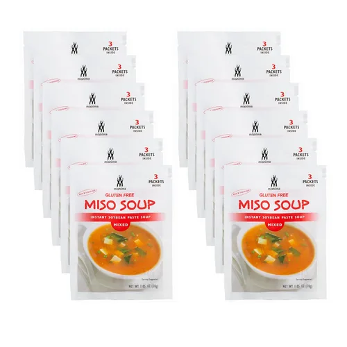 Miniatura 5 de [MISHIMA] Sopa instantánea de sriracha miso picante Auténtico sabor japonés Preparación rápida y fácil Sin gluten Sin OMG
