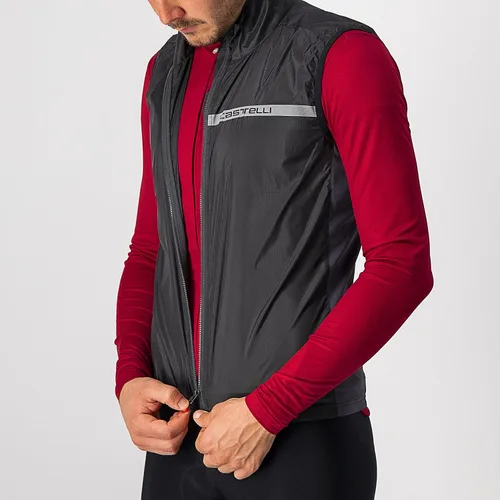 Miniatura 5 de Castelli Chaleco elástico de ciclismo Squadra para ciclismo de carretera y grava ciclismo