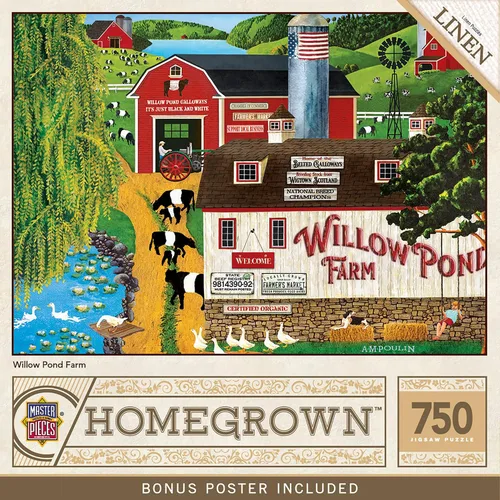 Miniatura 14 de Masterpieces Rompecabezas de 750 piezas para adultos y familia - Country Pickens - 18 x 24 pulgadas