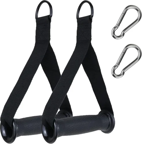 Asas de resistencia para gimnasio, mango de repuesto resistente, accesorios para poleas de máquina de cable, banda de resistencia y entrenador de