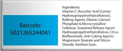 Miniatura 4 de Vitabiotics - Ultra Vitamina C - 60 Tabletas