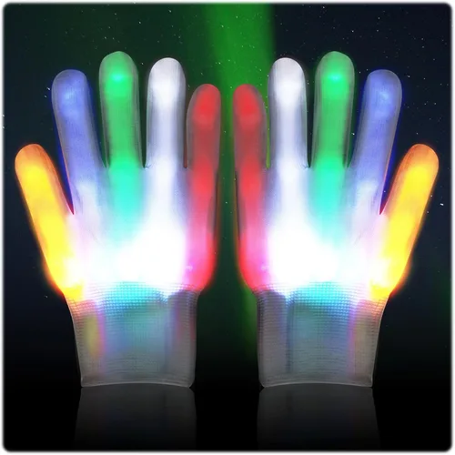 Disfraces de Halloween, juguetes para edades de 8 a 13 años y juguetes para niños de 7 años en adelante, divertidos y aterradores para guantes LED,