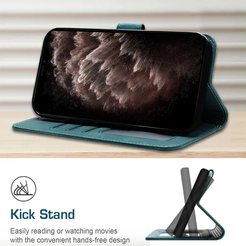 Miniatura 4 de IVY Poco X3 Funda Billetera Para Poco X3 [Estilo Sonrisa] [Piel Táctil Sensación] [Hebilla Magnética] Funda De Cuero PU Para Xiaomi Poco X3 / Poco