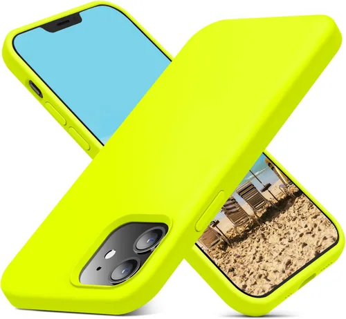 Miniatura 45 de JELE Funda a prueba de golpes diseñada para iPhone 11, funda de teléfono de silicona líquida con [forro de microfibra suave antiarañazos]