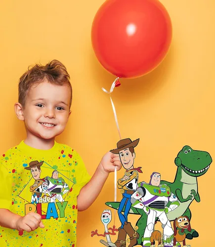 Miniatura 2 de Toy Story Pixar Camiseta (juegos) Woody Buzz Lightyear Jessie Rex Hamm MrPotato Forky Slinky Dog Toddler Cumpleaños Ropa para niños