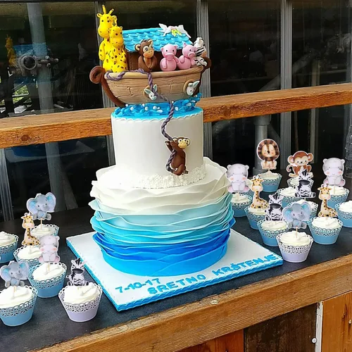 Miniatura 5 de 36 piezas de decoración para cupcakes de animales de la jungla, león, mono, cebra, hipopótamo, jirafa, elefante, temática de bosque, púas