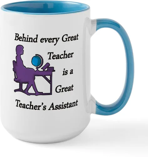 Miniatura 36 de CafePress Taza de café de cerámica para profesor/matemáticas inglesas, taza de té de 15 onzas