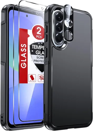 LeYi for Samsung-Galaxy-A16 5G-Phone Case: Samsung A16 5G Case with [2PCS Screen Protector + Camera Lens Protector], Double Layer Heavy Duty