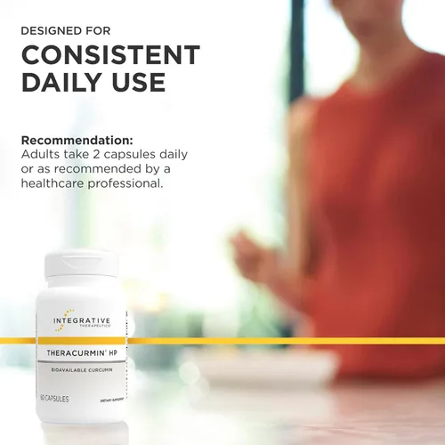 Miniatura 7 de Integrative Therapeutics Theracurmin HP - Apoyo para la salud del corazón y las articulaciones* - Soporte de recuperación muscular* - 27 veces más