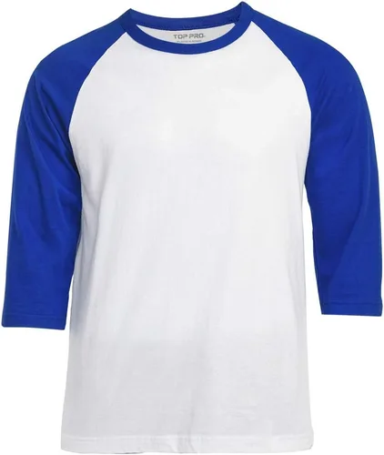 Miniatura 8 de Men's 3/4 Sleeve Raglan Cotton Baseball Tee Shirt