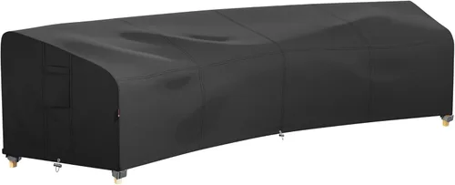 Miniatura 10 de iBirdie Funda para sofá modular de exterior, para 85 x 85 pulgadas, 84 x 84, 83 x 83, 82 x 82, en forma de L, para sofá de patio, impermeable, a