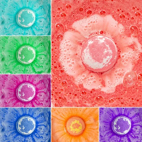 Miniatura 6 de Bombas de baño para niños con juegos de pesca sorpresa en el interior para niñas y niños, juego de regalo de 20 bombas de baño para niños, bomba