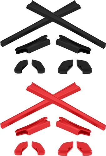 Miniatura 2 de 2 pares de kits de goma de repuesto para gafas de sol Oakley Flak Jacket Flak Jacket XLJ Sunglass