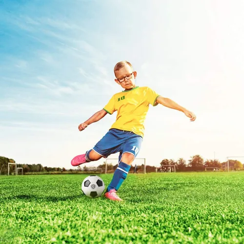 Miniatura 6 de Pelota de fútbol de entrenamiento de 6 pulgadas, tamaño pequeño, pelota de juguete deportiva suave para niños pequeños, regalo para niños