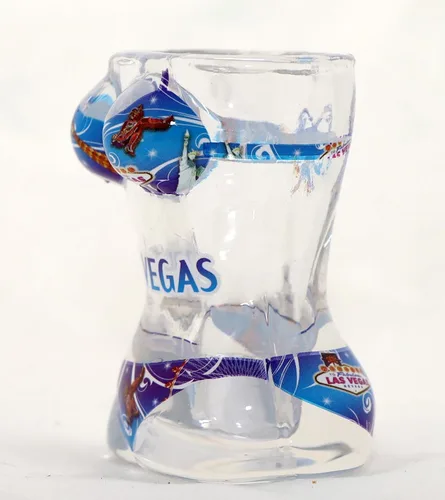 Miniatura 4 de Las Vegas Nevada Bikini Cuerpo Completo Azul Vaso de chupito 3D