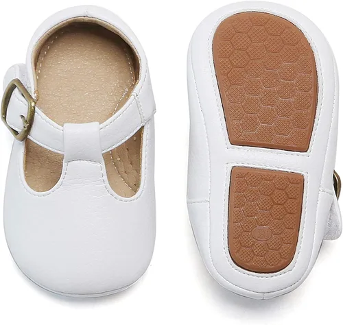 Miniatura 38 de Felix & Flora Zapatos de bebé de suela suave - Zapatos de bebé para caminar, mocasines, suela de goma, zapatos de cuna