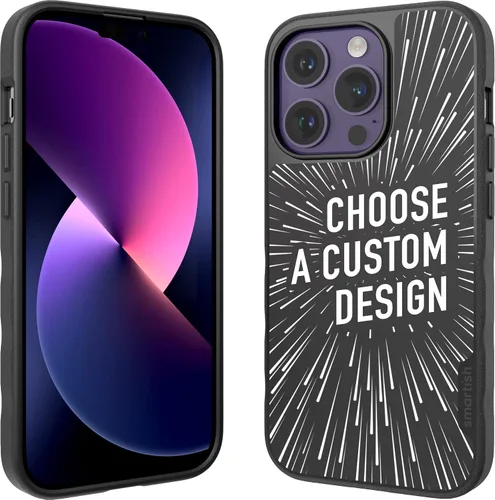 Miniatura 75 de Smartish® Funda delgada para iPhone 13 Pro - Gripmunk - [ligera + protectora] Funda de agarre fina - Black Tie Affair