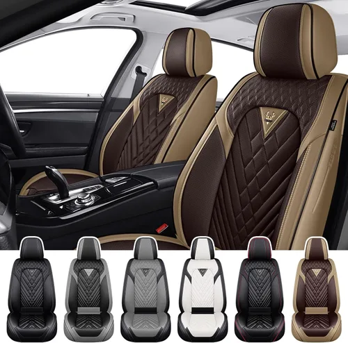 Miniatura 9 de Fundas de Asiento de Coche para Nissan Murano 2003-2026, Funda de Asiento Completa de Piel Nappa Impermeable, Protector de Asiento Automotriz