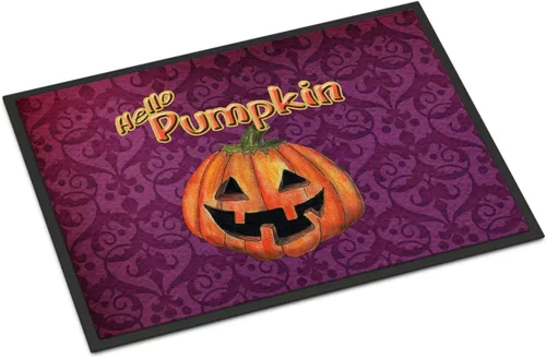 Miniatura 24 de Caroline's Treasures SB3008MAT - Felpudo de Halloween con texto en inglés "Welcome to Spooksville", 18 x 27 pulgadas, para interiores y exteriores