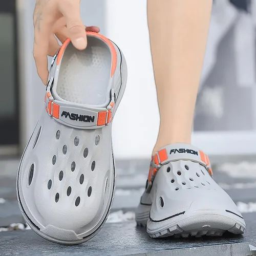 Miniatura 4 de Qiucdzi Zuecos unisex para hombre y mujer, zapatos de jardín con soporte para el arco, sandalias cómodas sin cordones, sandalias para el trabajo