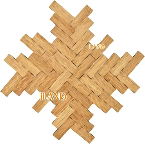 Miniatura 8 de iLAND Pisos barnizados para casas de muñecas en escala 1:12, tablas de piso de casa de muñecas de bambú (rectangular 96pcs)