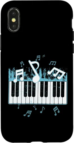 Miniatura 5 de Funda para iPhone 13 Pro Max Piano con teclas musicales y notas