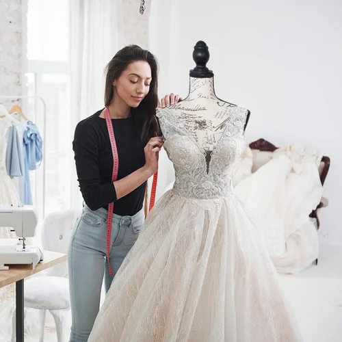 Miniatura 6 de Maniquí femenino con forma de torso para vestido, cuerpo de maniquí para costura con soporte de trípode de plástico ajustable de 58" a 67" de altura
