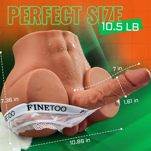 Miniatura 5 de Muñeca sexual masturbador masculino de 5.5 libras con ano apretado, masturbador anal realista con testículos realistas y nalgas prominentes