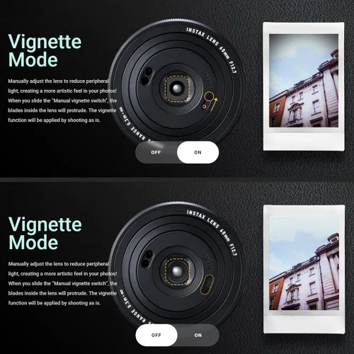Miniatura 7 de Fujifilm Cámara instantánea Instax Mini 99 con estuche de transporte + paquete de película Fuji Instax (20 hojas), paquete de accesorios (negro)