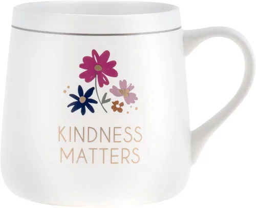 Miniatura 4 de Karma, Taza de Cerámica Flora de 18 oz - Linda Taza de Café y Té - Tazas de Café de Cerámica para Mujeres y Hombres, Abeja