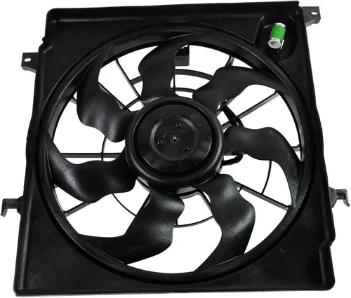 Miniatura 86 de TRQ Conjunto de ventilador de refrigeración dual del radiador compatible con Toyota Highlander 2008-2013 TO3115155
