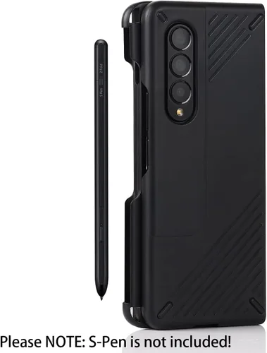 Miniatura 4 de Cavor Funda diseñada para Samsung Galaxy Z Fold 3 con soporte para bolígrafo S, protección de cuerpo completo, antiarañazos, anticaídas, resistente