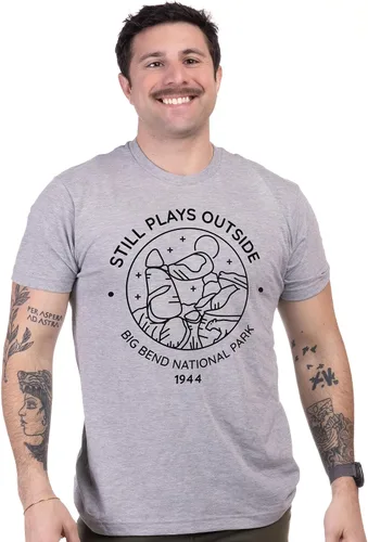 Miniatura 105 de Camiseta de senderismo Still Plays Outside Divertida camiseta para excursionista, camping, campista, al aire libre, hombres y mujeres
