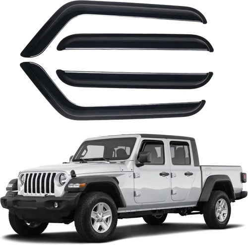 Miniatura 49 de Canvcle RAV4 Rain Guards - Window Visors for Toyota RAV4 2006-2012, Outside-Mount Tape-On Side Window Wind Deflectors for RAV4 Accessories, Vent